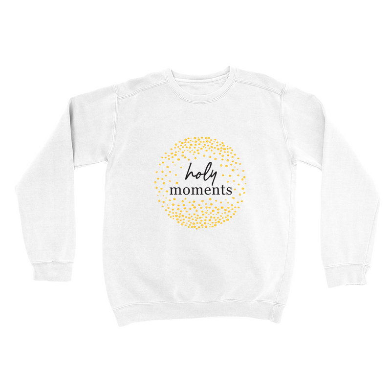 Product image for Cozy Holy Moments Crewneck Comfort Colors Sweatshirt image number 0